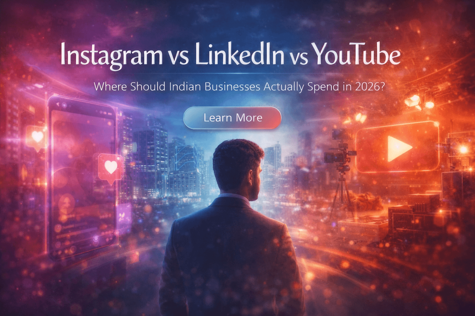 Instagram vs LinkedIn vs YouTube: Where Should Indian Businesses Actually Spend in 2026? featured image