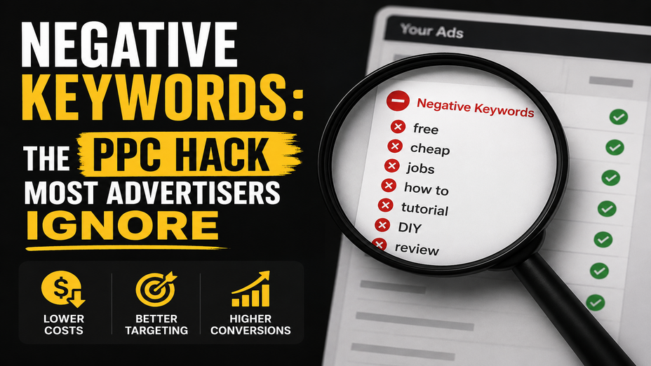 Negative Keywords: The PPC Hack Most Advertisers Ignore featured image