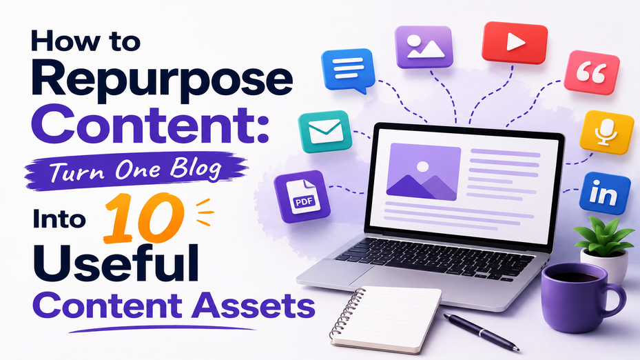 How to Repurpose Content: Turn One Blog Into 10 Useful Content Assets featured image
