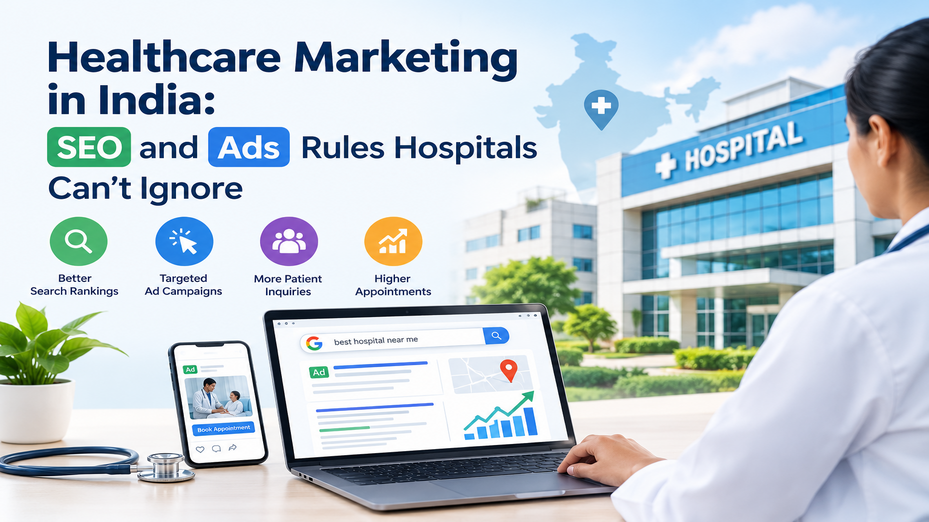 Healthcare marketing in India: SEO and Ads rules hospitals can't ignore featured image