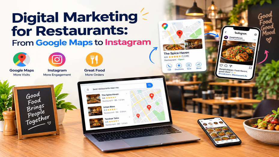 Digital marketing for restaurants: From Google Maps to Instagram featured image