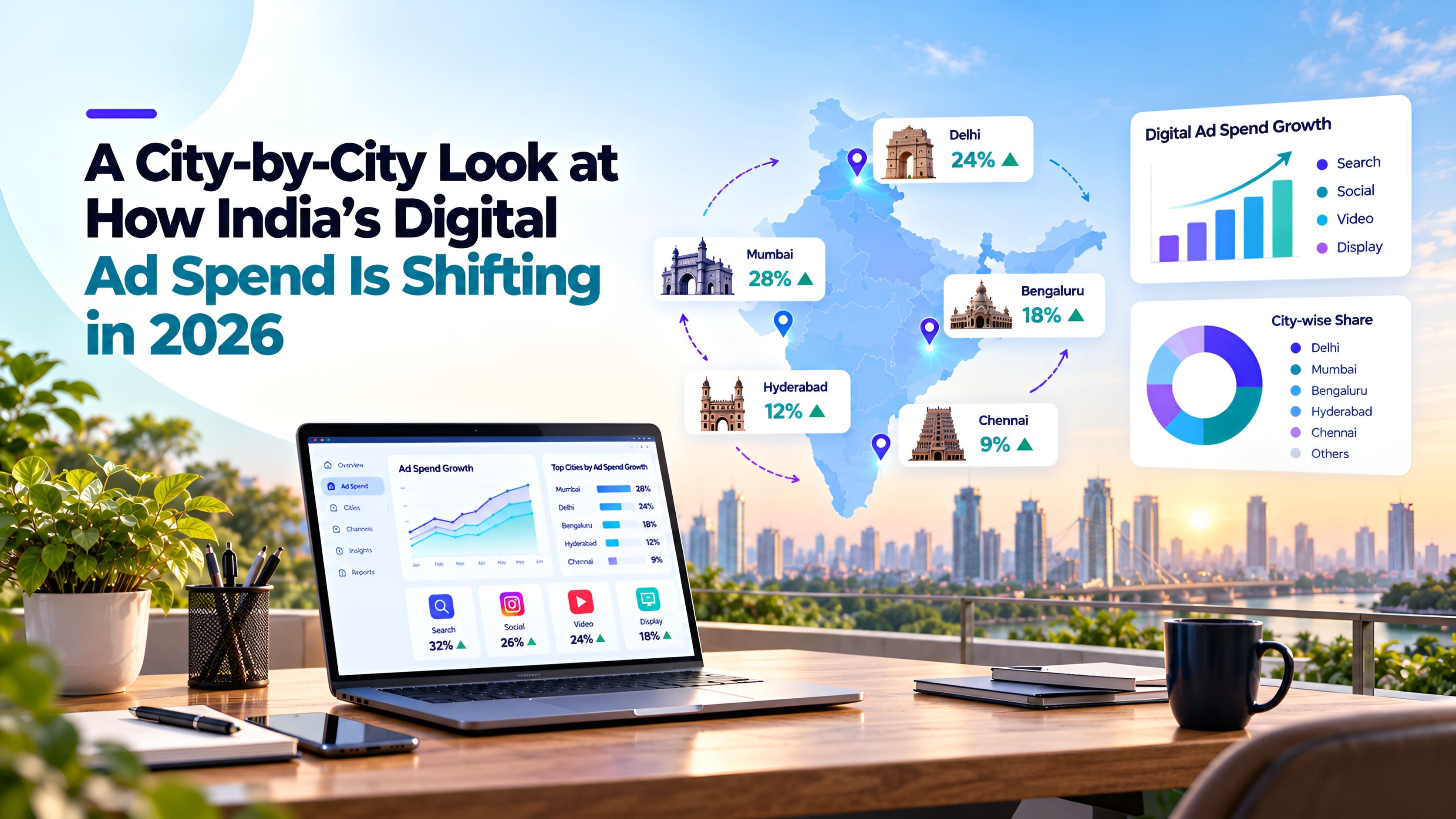 A City-by-City Look at How India's Digital Ad Spend Is Shifting in 2026 featured image